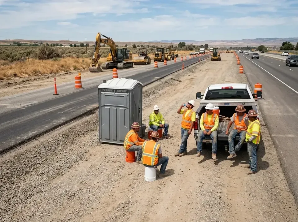 highway-road-construction-crew-007 — frequently asked questions, Porta Potty and Restroom Rentals in Lavaca, AR